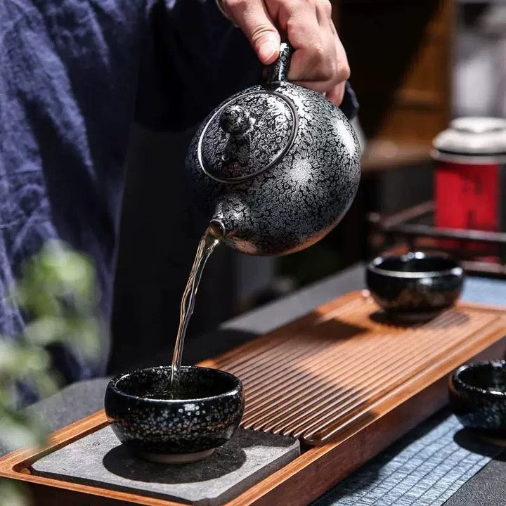 Master Picked Jianzhan Tenmoku Teapot - Tea and Whisk