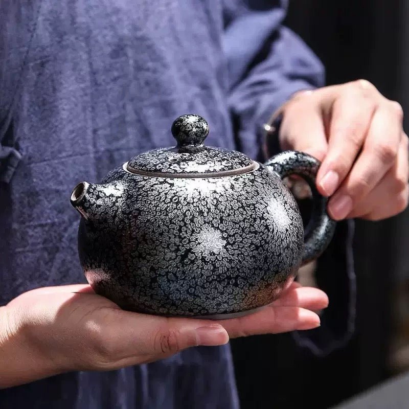 Master Picked Jianzhan Tenmoku Teapot - Tea and Whisk