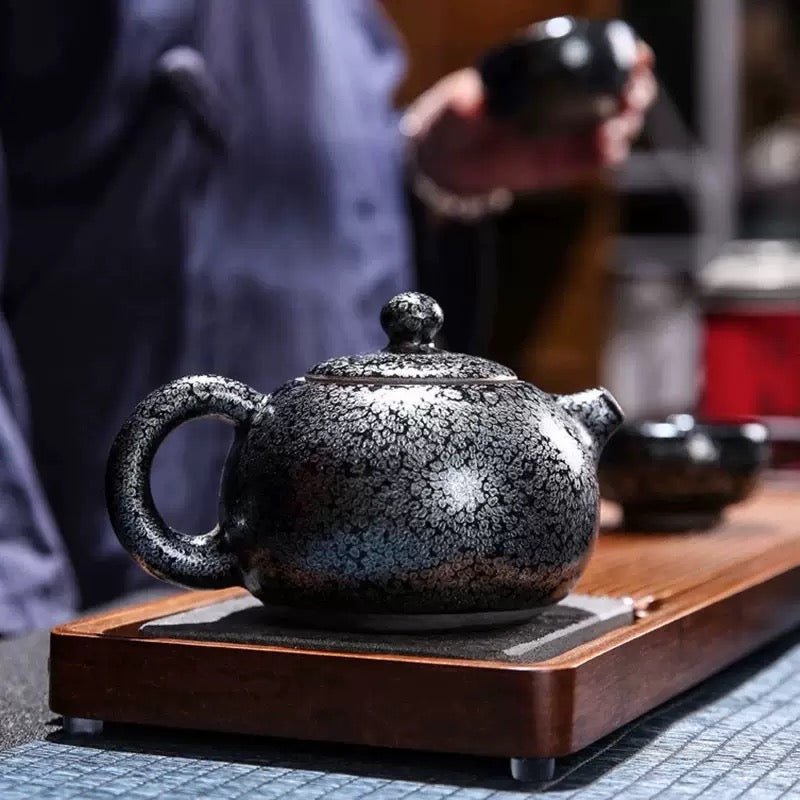 Master Picked Jianzhan Tenmoku Teapot - Tea and Whisk