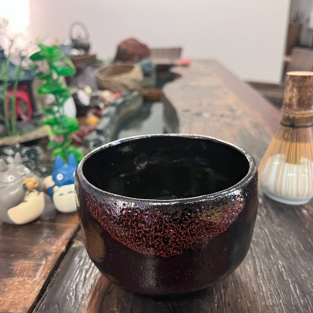 Matcha Bowl Kyoyaki - Karaku - Tea and Whisk