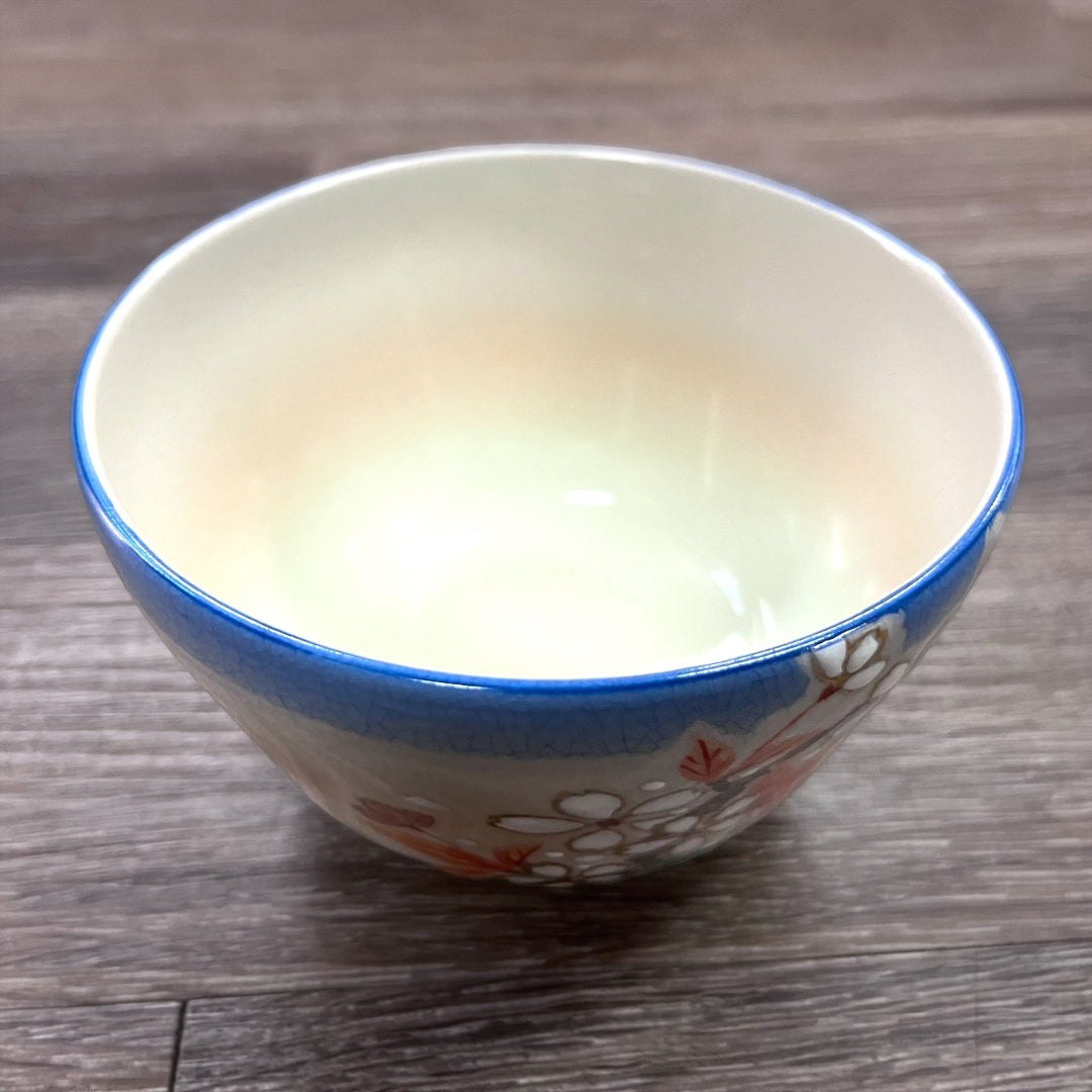 Matcha Bowl Kyoyaki - Sakura and Fuji - Tea and Whisk