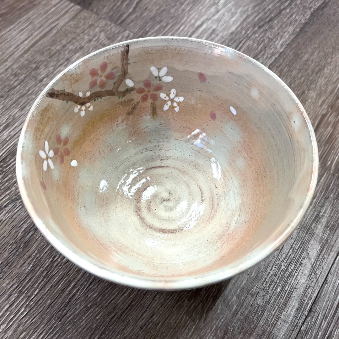 Matcha Bowl Kyoyaki - Sakurazome - Tea and Whisk