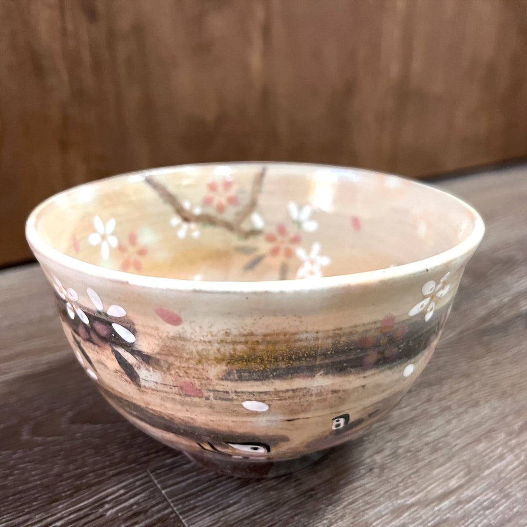 Matcha Bowl Kyoyaki - Sakurazome - Tea and Whisk