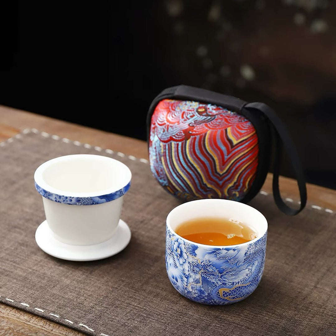 Mini Solo Moment Travel Gongfu Brewing Set - Tea and Whisk