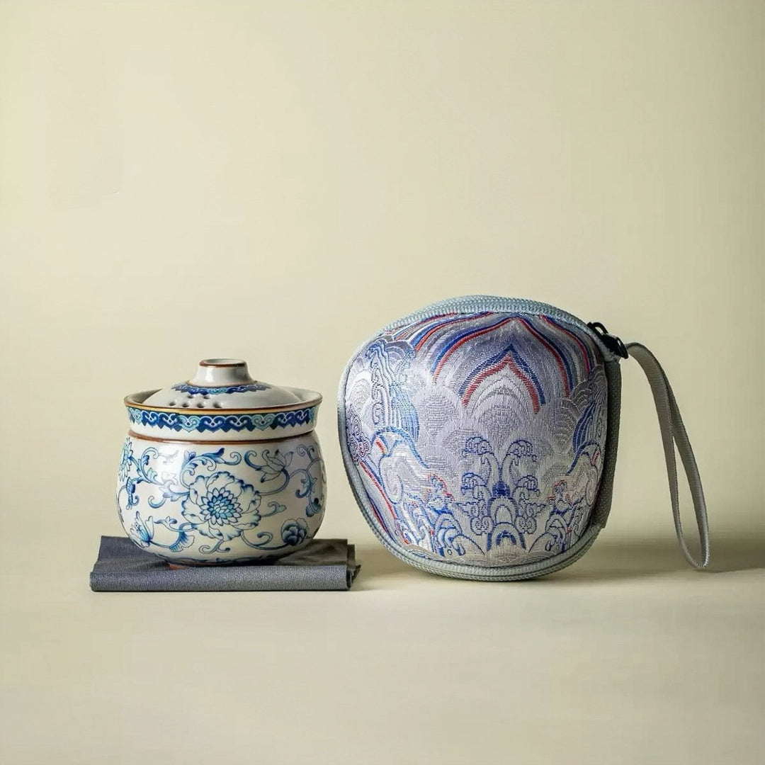 Mini Solo Moment Travel Gongfu Brewing Set - Tea and Whisk