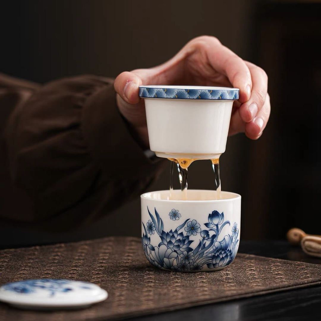 Mini Solo Moment Travel Gongfu Brewing Set - Tea and Whisk