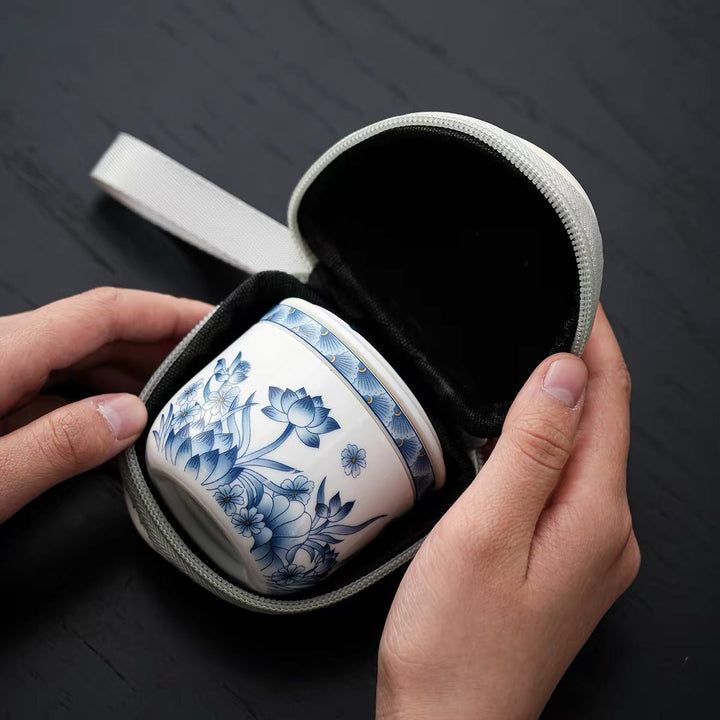 Mini Solo Moment Travel Gongfu Brewing Set - Tea and Whisk