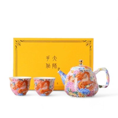 Mystic Dragon's Garden Tea Set - Tea and Whisk