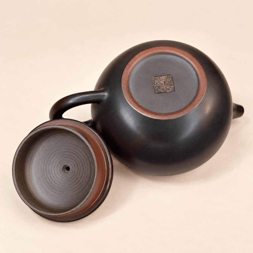 Nixing "Fanggu" Handmade Black Clay Teapot 200ml - Tea and Whisk