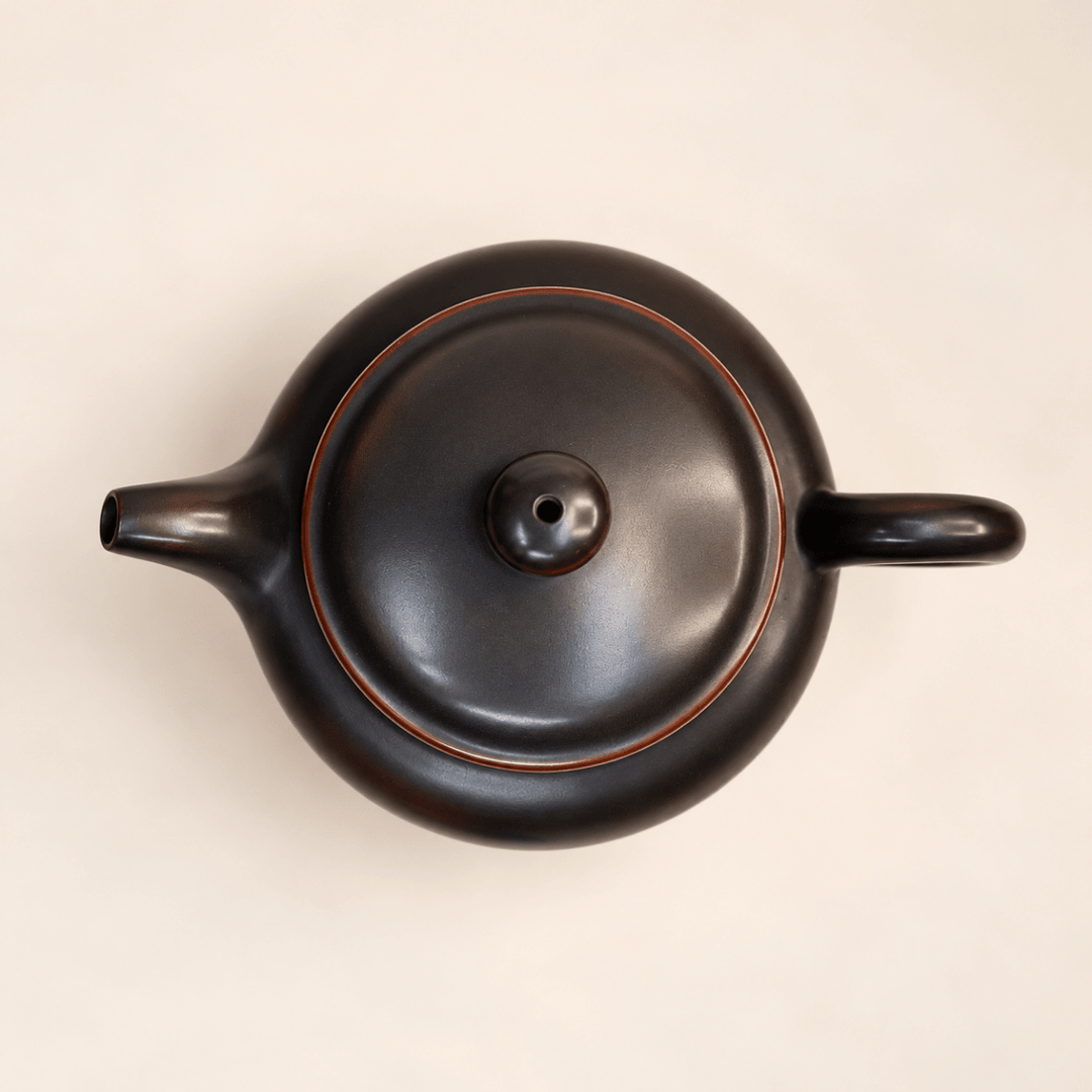 Nixing "Fanggu" Handmade Black Clay Teapot 200ml - Tea and Whisk