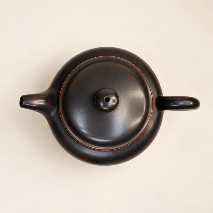 Nixing "Fanggu" Handmade Black Clay Teapot 200ml - Tea and Whisk