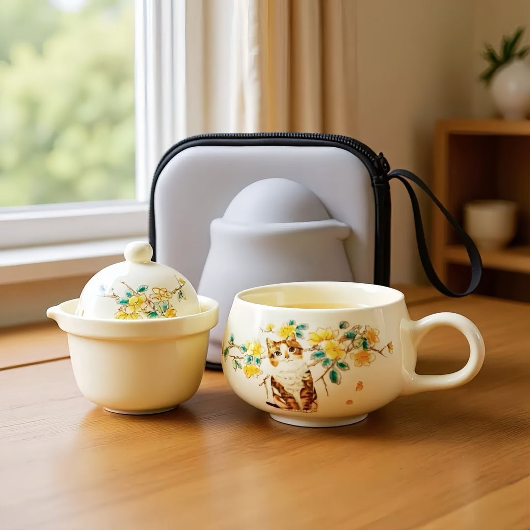 “One Cup, One Moment”Everyday Brewing Office Set - Tea and Whisk