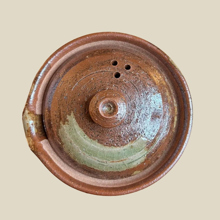Orihime - Japanese Handmade Shigayaki Hobin Shiboridashi - Tea and Whisk
