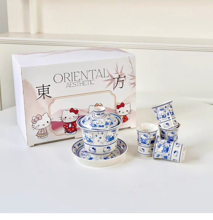 Playful Cartoon-style Gaiwan and Teacup Collection (Limited Edition) - Tea and Whisk