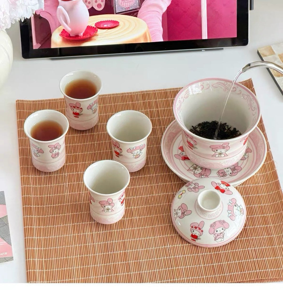 Playful Cartoon-style Gaiwan and Teacup Collection (Limited Edition) - Tea and Whisk