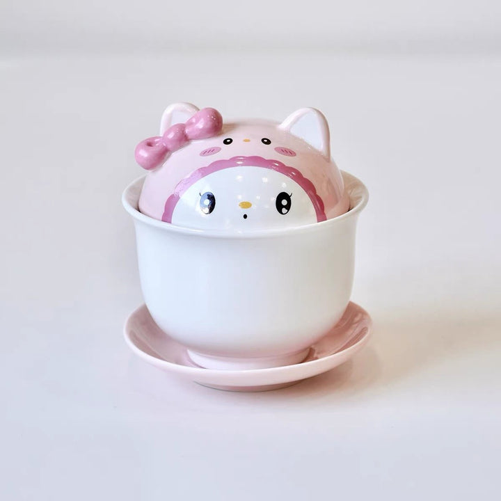 Playful Cartoon-style Gaiwan and Teacup Collection (Limited Edition) - Tea and Whisk