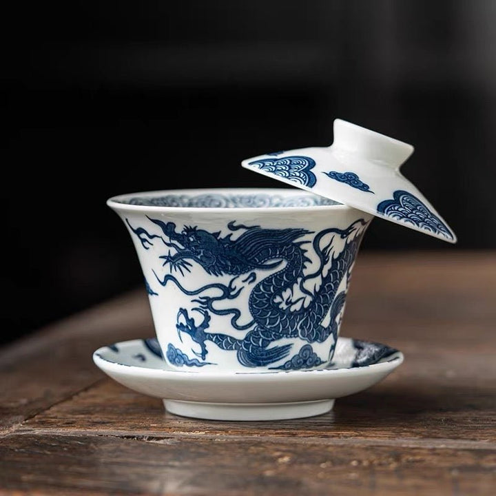 Premium Porcelain Daily Gaiwan - Tea and Whisk