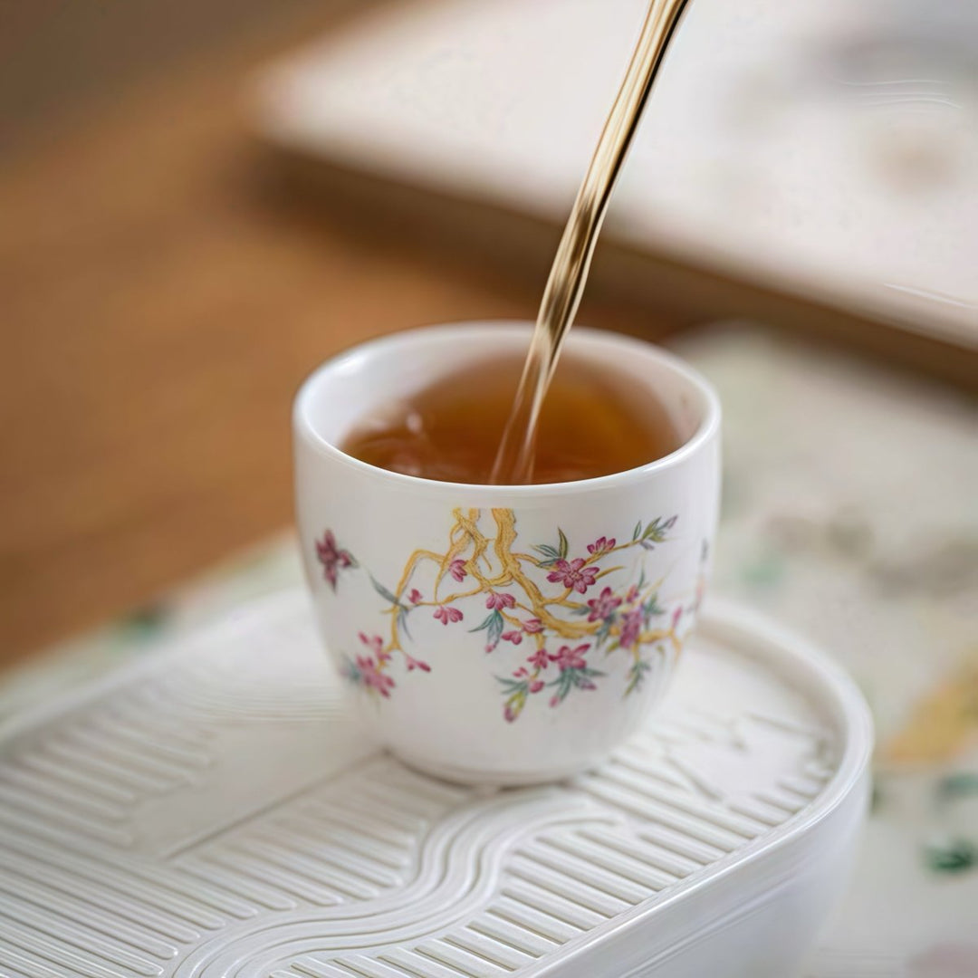 Premium Porcelain Daily Gaiwan Collection - Tea and Whisk