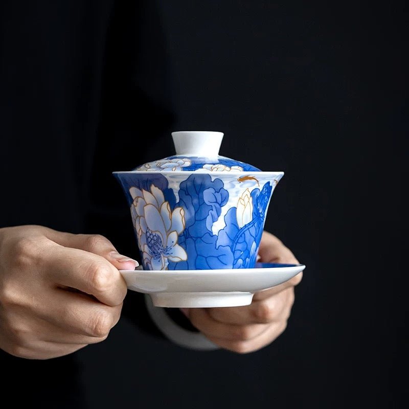 Premium Porcelain Gaiwan - Tea and Whisk