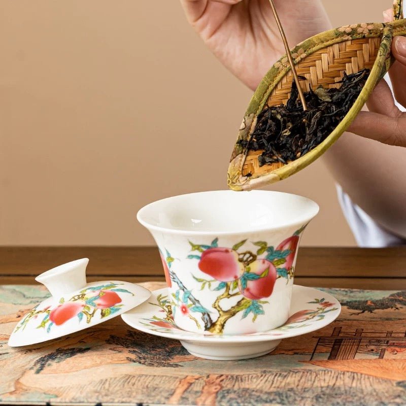 Premium Porcelain Gaiwan - Tea and Whisk