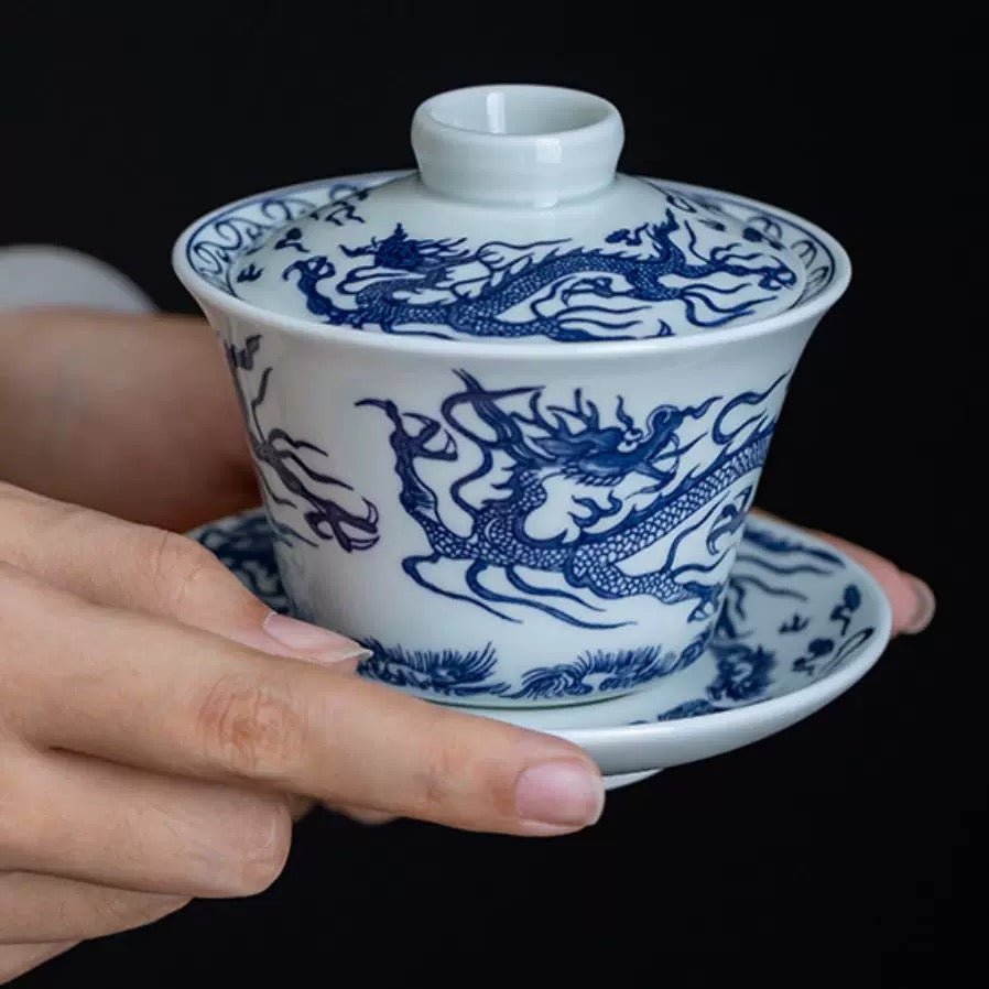 Premium Porcelain Gaiwan - Tea and Whisk