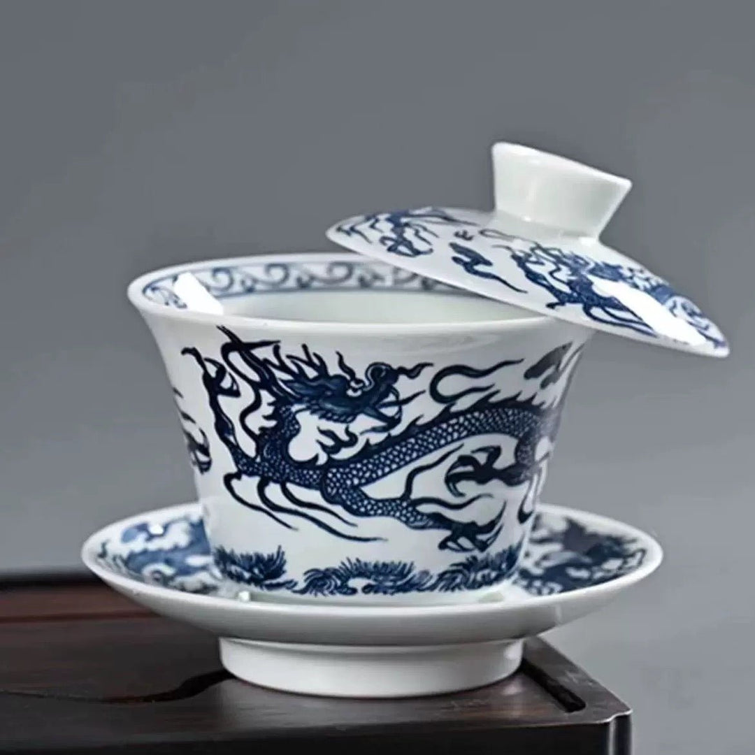 Premium Porcelain Gaiwan - Tea and Whisk