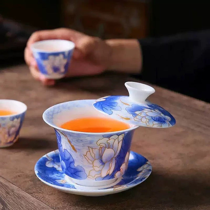 Premium Porcelain Gaiwan - Tea and Whisk