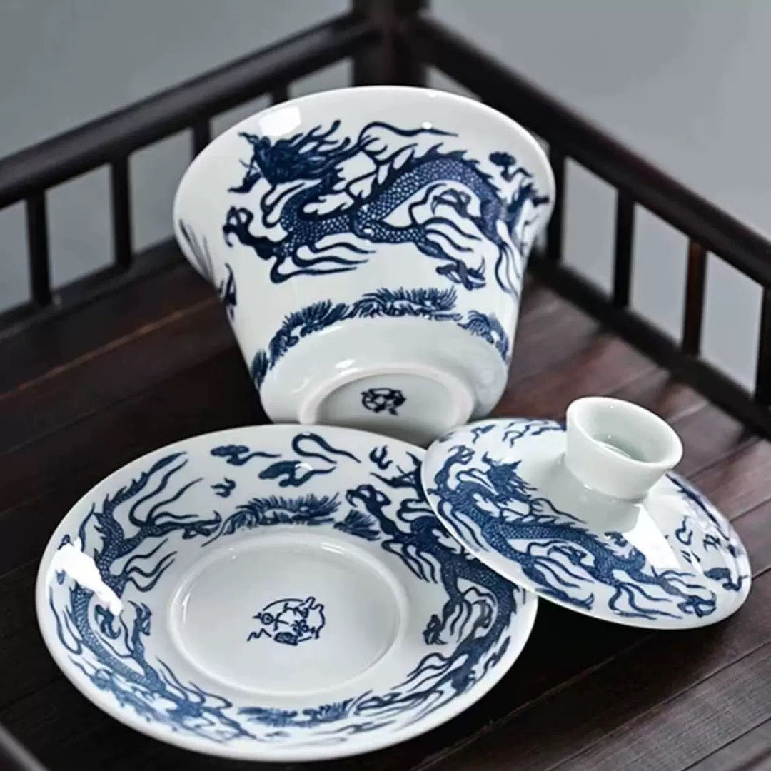 Premium Porcelain Gaiwan - Tea and Whisk