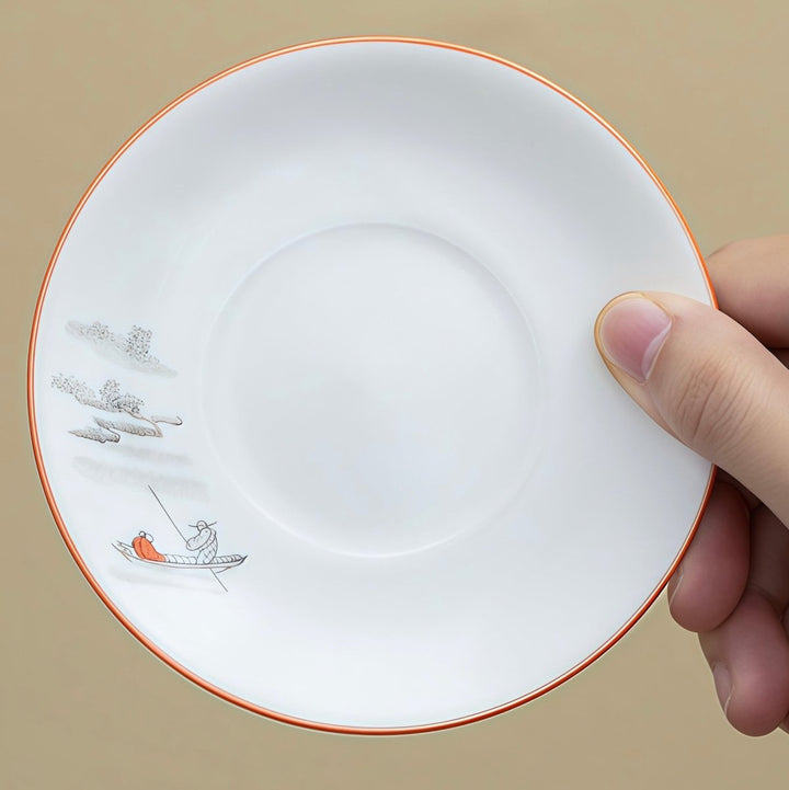 Premium Porcelain Gaiwan - Mountain - Tea and Whisk