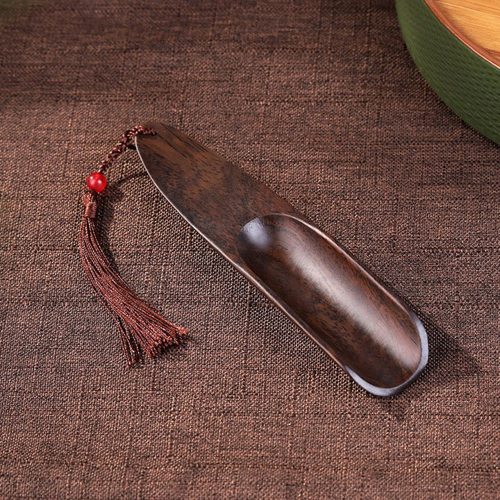 Premium Wooden Loose Leaf Tea Scoop - Tea and Whisk