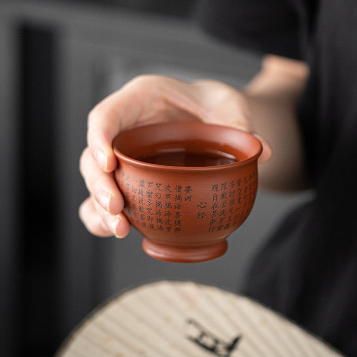 Premium Yixing Clay Teacup - Tea and Whisk