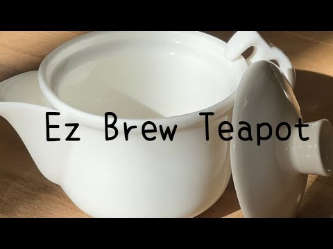 Ez Brew Porcelain Gongfu Teapot With Built-in Strainer