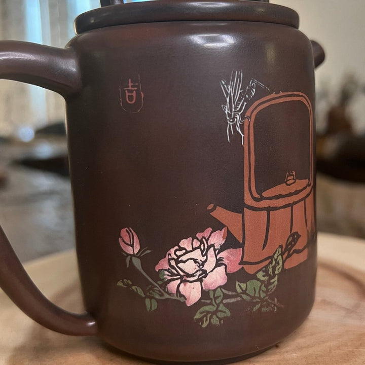 Quiet Tea Garden - Jianshui Master Handcrafted Teapot - Tea and Whisk