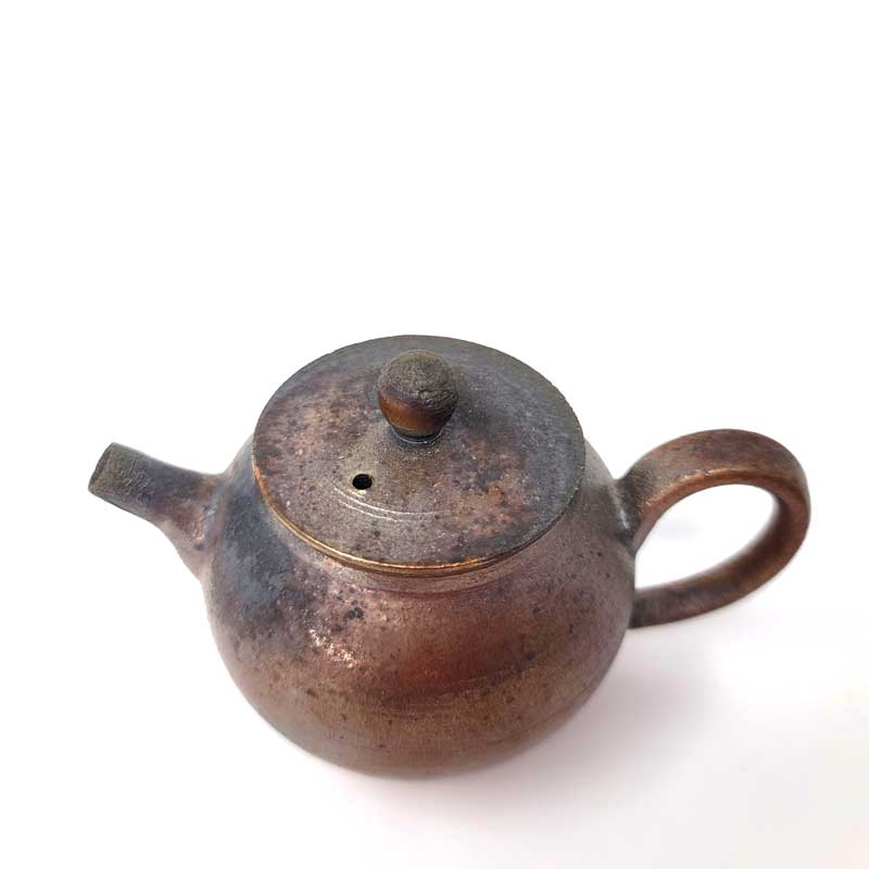 Royal Wood - fired Teapot - Tea and Whisk