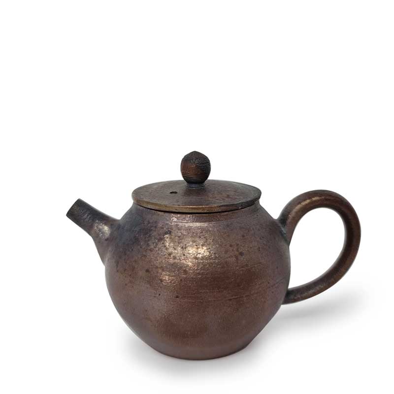 Royal Wood - fired Teapot - Tea and Whisk