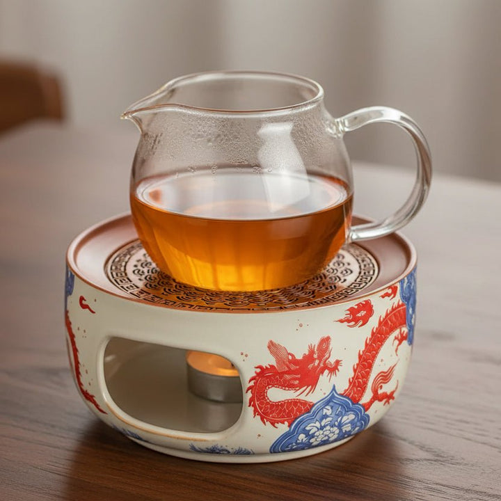 Ru Kiln Fire Dragon Tea Warmer - Tea and Whisk