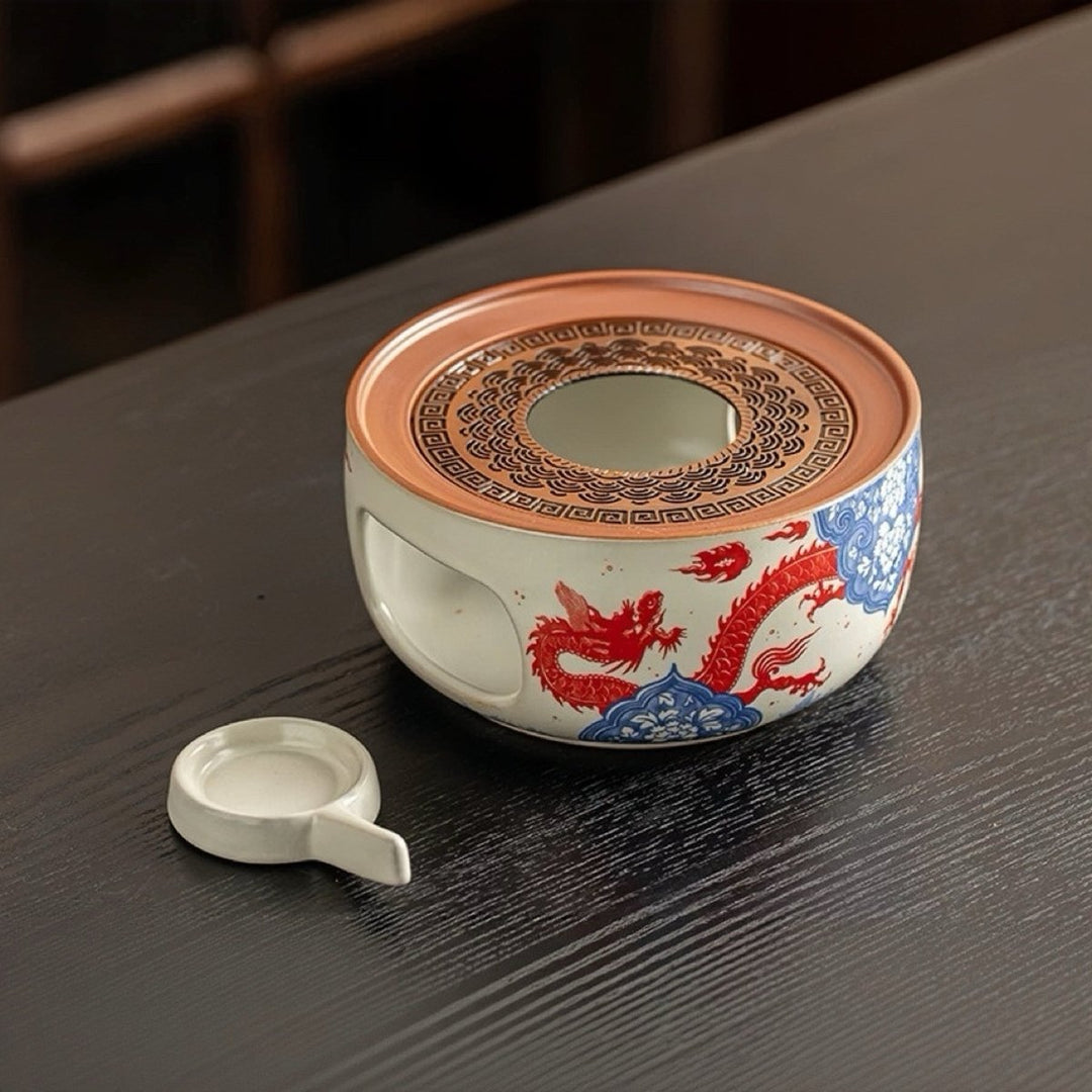 Ru Kiln Fire Dragon Tea Warmer - Tea and Whisk