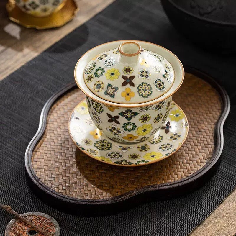 Ru Kiln Premium Porcelain Gaiwan Collection - Tea and Whisk