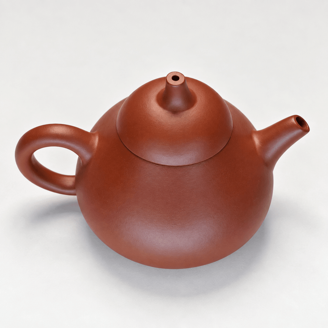 Ruby Pear - Yixing Handmade Zhuni Teapot Small 100ml - Tea and Whisk