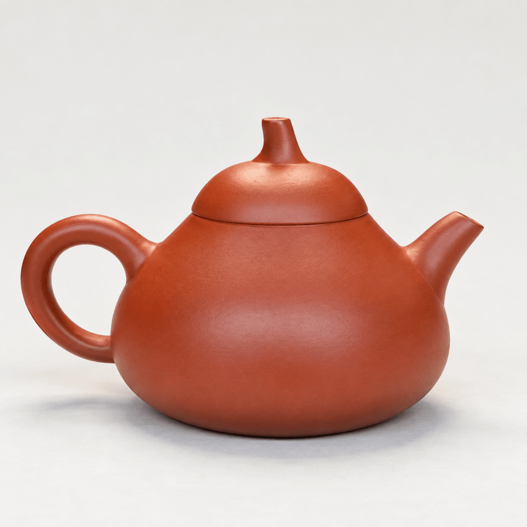 Ruby Pear - Yixing Handmade Zhuni Teapot Small 100ml - Tea and Whisk