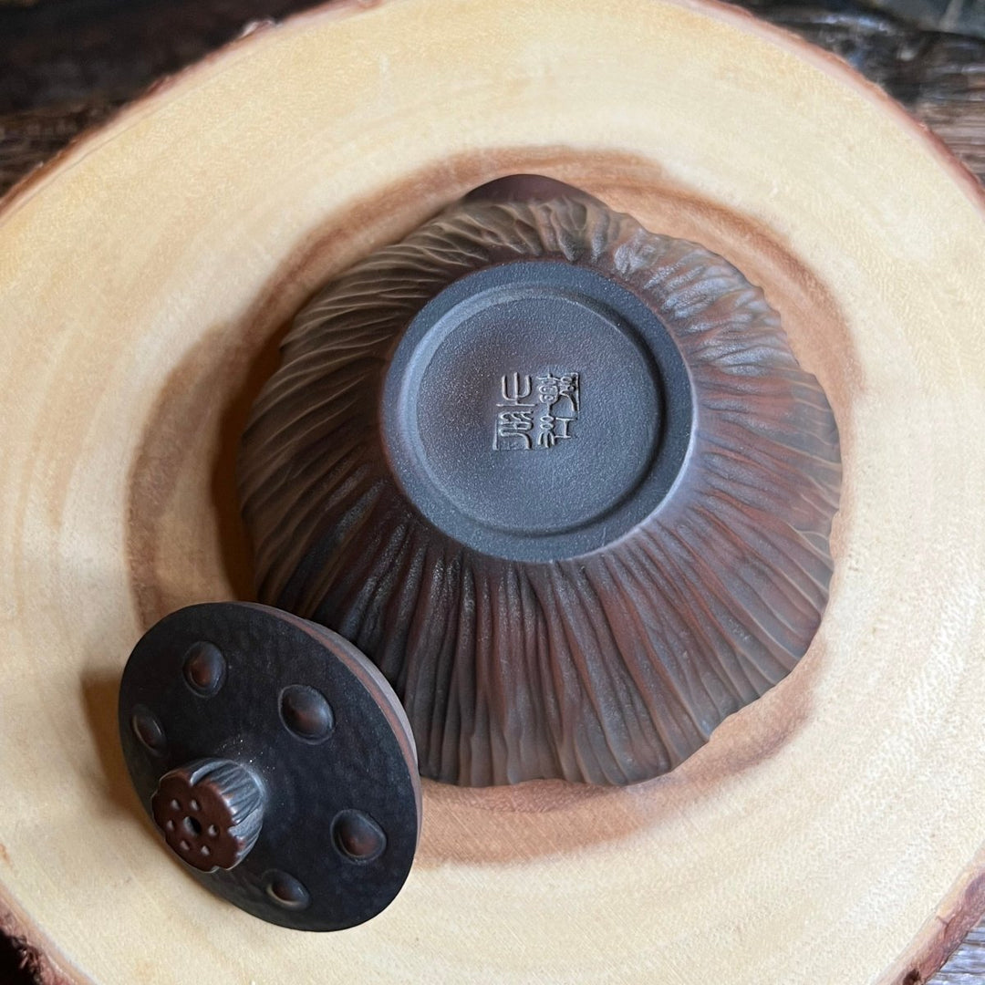 Sacred Lotus Pod - Jianshui Handmade Easy Gaiwan - Tea and Whisk