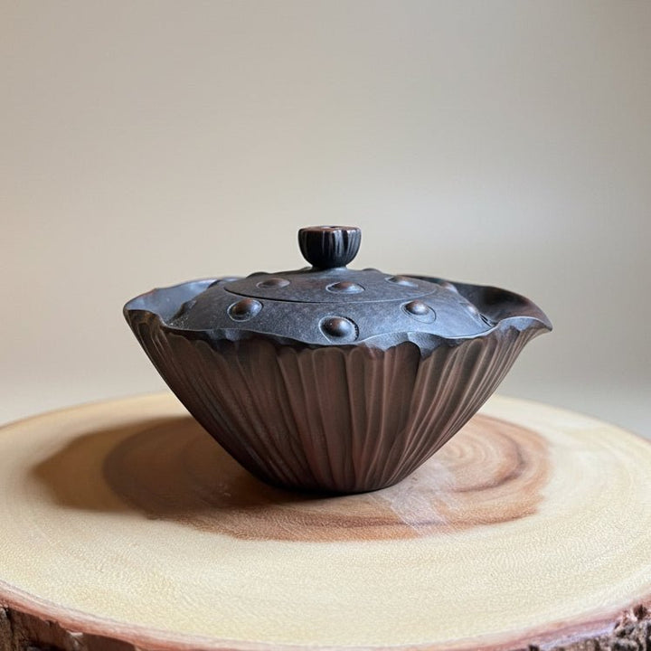 Sacred Lotus Pod - Jianshui Handmade Easy Gaiwan - Tea and Whisk