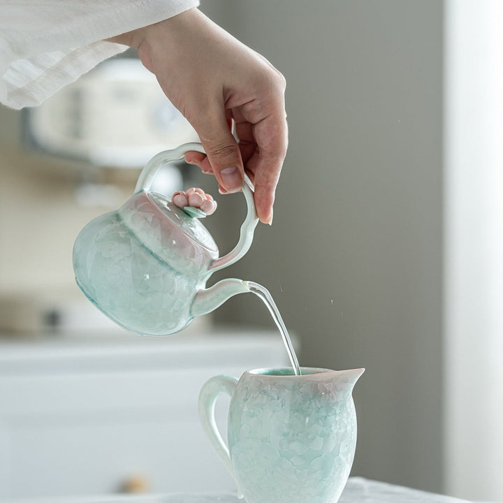 Seasons in Bloom -Premium Porcelain Daily Teapot - Tea and Whisk