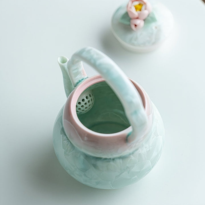 Seasons in Bloom -Premium Porcelain Daily Teapot - Tea and Whisk