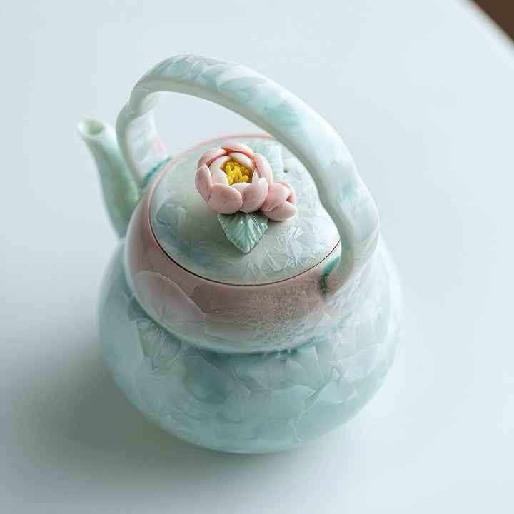 Seasons in Bloom -Premium Porcelain Daily Teapot - Tea and Whisk