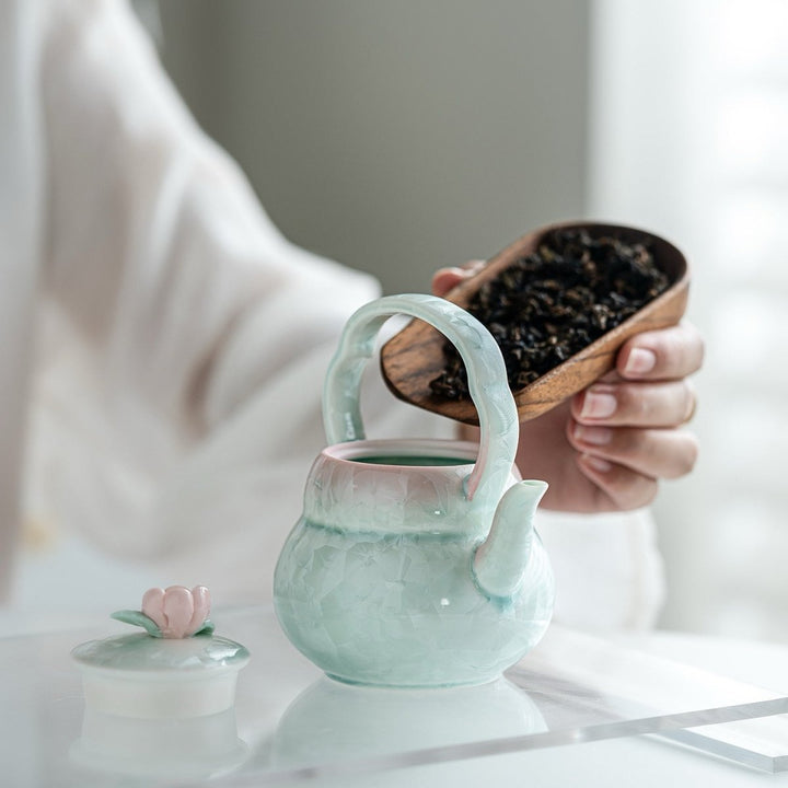 Seasons in Bloom -Premium Porcelain Daily Teapot - Tea and Whisk