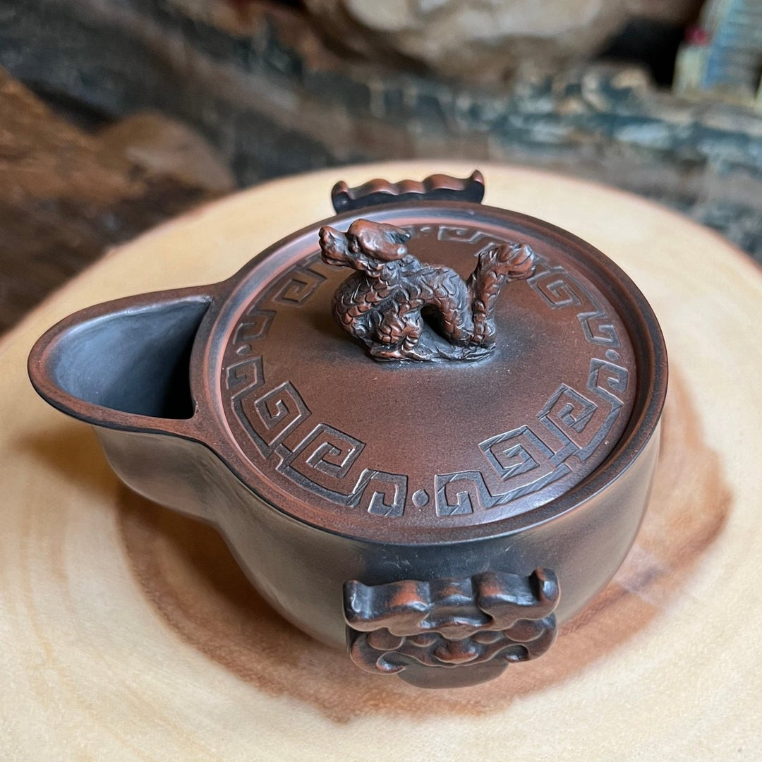 Shield of the Dragon - Jianshui Handmade Easy Gaiwan - Tea and Whisk