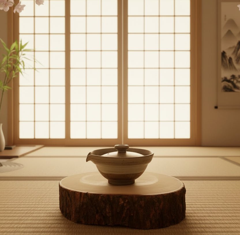 Shiga Japanese Master Handmade Shiboridashi Hobin - Tea and Whisk