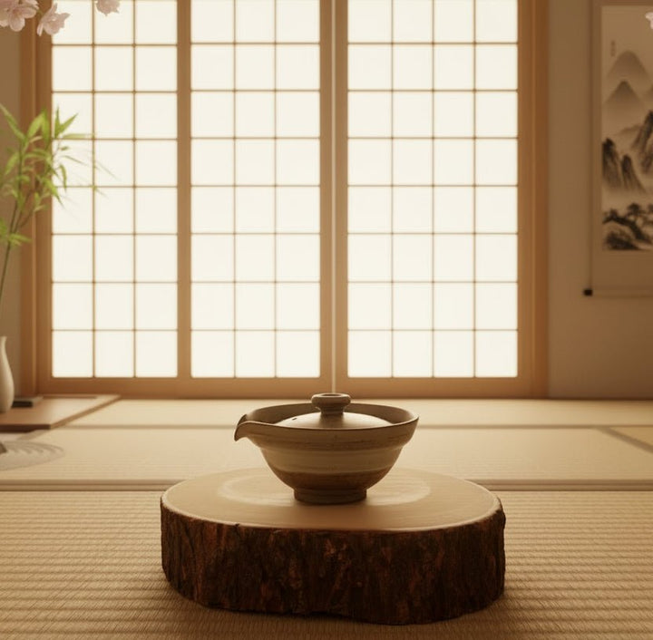 Shiga Japanese Master Handmade Shiboridashi Hobin - Tea and Whisk