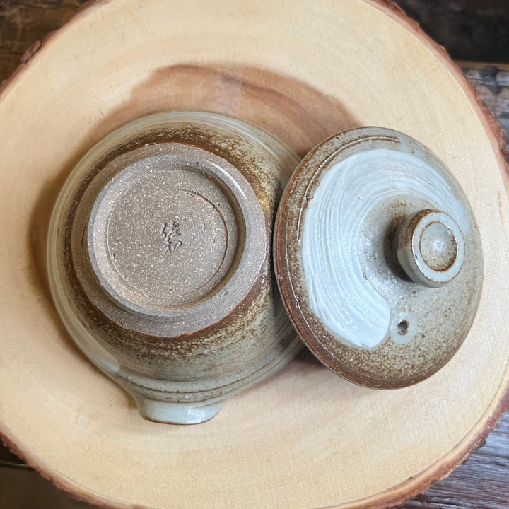 Shiga Japanese Master Handmade Shiboridashi Hobin - Tea and Whisk